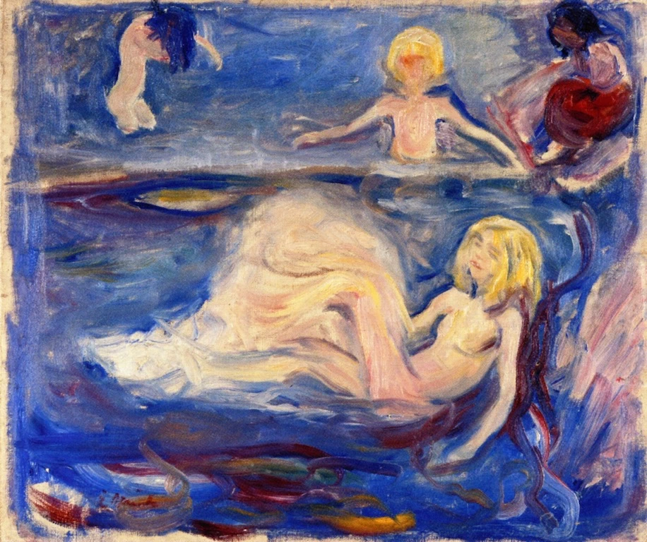 Ragazzi che fanno il bagno - 1897